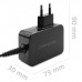 Viedtālruņu / Planšetdatoru / Klēpjdatoru Barošanas Adapteris Qoltec 65W GaN Wall Charger USB-C